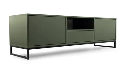 Produktbild von TV-Schrank GENUA - Lowboard, TV Board, RTV (Flaschengrün)