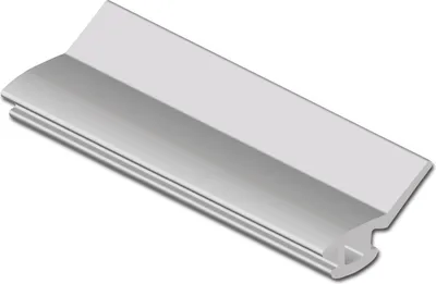 Produktbild von Dichtungsprofil für Halteprofil Hart-PVC Isostar, Kunststoff braun