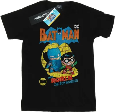 Produktbild von DC Comics - "Super Friends The Boy Wonder" T-Shirt für Herren BI22196 (XXL) (Schwarz)