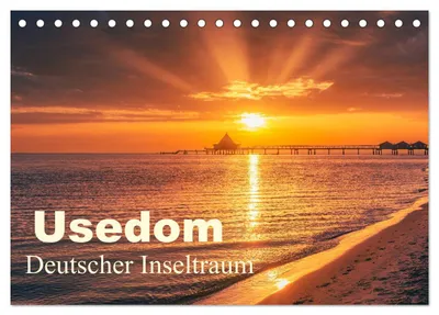 Produktbild von Usedom - Deutscher Inseltraum (Tischkalender 2027 DIN A5 quer), CALVENDO Monatskalender