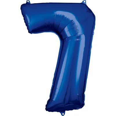 Produktbild von Amscan 9907288, Spielzeugballon, Folie, Blau, Anzahl, 66 cm, 5 Stück(e)
