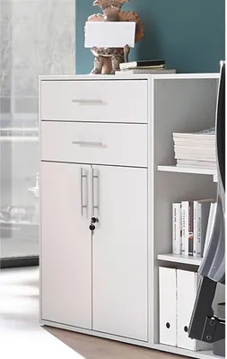 Produktbild von Aktenschrank Büroschrank Kommode Schrank Ordnerschrank Büromöbel "Lommel III"