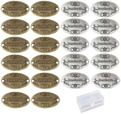 Immagine prodotto di Ganci in plastica - Accessori creativi - Confezione da 60 - 32 x 19 mm - Resistenti