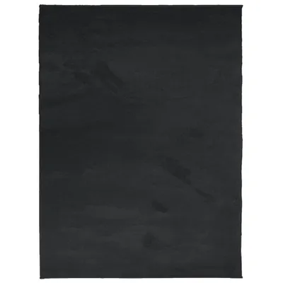 Produktbild von vidaXL Teppich OVIEDO Kurzflor Schwarz 240x340 cm