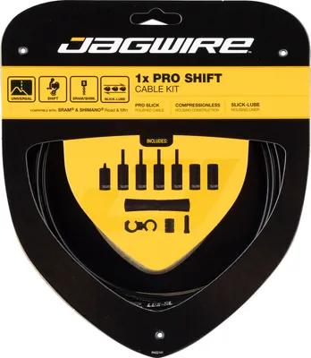 Produktbild von Jagwire Schaltzugset 2,3m Road & Mountain 1x Pro Shift Schwarz