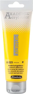 Produktbild von Schmincke 120ml AKADEMIE Acryl color Kadmiumgelbton Acryl 23 223 012