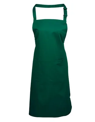 Produktbild von Premier Workwear PR154 | Colours Bib Apron With Pocket - 72 x 86 cm - Waschbar bis 60 - Farbe: Bottle (ca. Pantone 560) - Größe: 72 x 86 cm