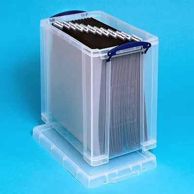 Produktbild von Really Useful Box - Box opbergdoos 25 liter, transparent