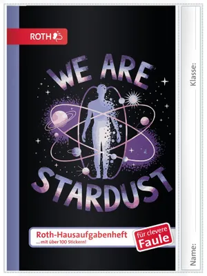 Produktbild von ROTH Hausaufgabenheft Teens für clevere Faule The Universe DIN A5