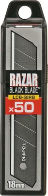 Image de Tajima lame de cutter 18 mm RAZAR BLACK boîte de 50 pièces, LCB50RB-50H