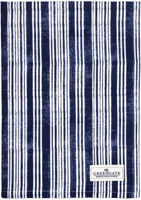 Zdjęcie produktu dla Ręcznik kuchenny Greengate Valetta, niebieski, 70x50 cm