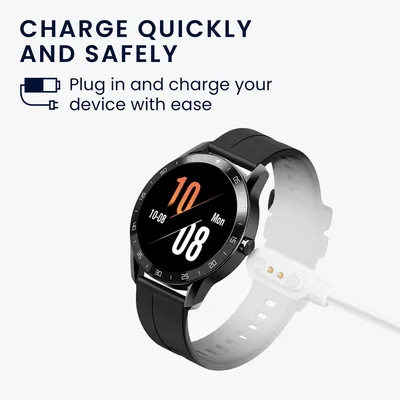 Produktbild von kwmobile USB Kabel Charger kompatibel mit Blackview X1 (Number B00101) / X2 Smartwatch Ladekabel - Smart Watch Ersatzkabel - Fitnesstracker