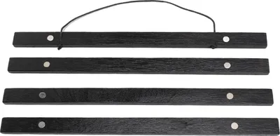 Produktbild von 4 Stück magnetischer Poster-Aufhänger-Rahmen, Mehrzweck-DIY, dekorativer Holzmagnet für Foto, Bild, Leinwand, Kunstwerk, Kunstdruck, Wandbehang, 30 cm