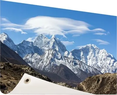 Produktbild von Gartenposter - 120x80 cm - Blick auf den Himalaya  - Modernes Wandbilder