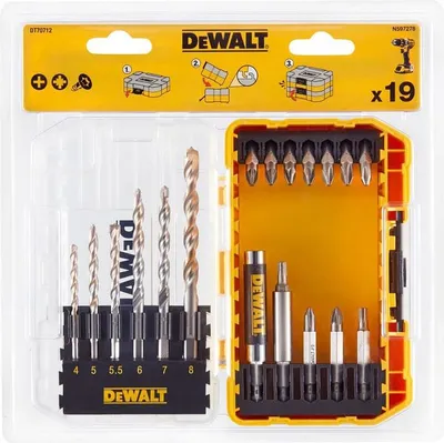 Image de DEWALT Steinbohrer-Bit-Set 19-tlg