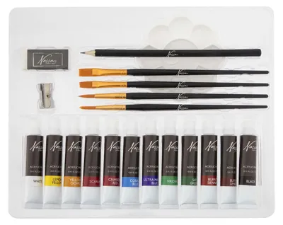 Image de Aquarel Art Verf- en Tekenset, 21dlg.