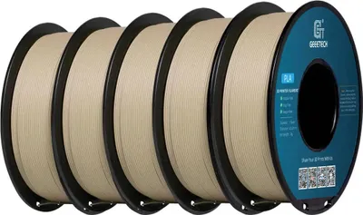 Obrázek produktu pro vlákna pro 3D tiskárny, materiál PLA, univerzální kompatibilita, dřevo PLA