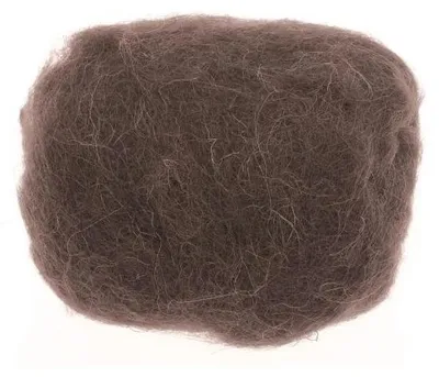 Produktbild von Glorex Schafwolle schwarz 30 g