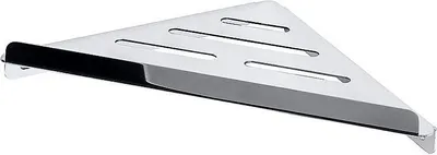 Produktbild von BYTRO Eckseifenkorb Edelstahl poliert 142x262x35 mm für Bad & WC >> zum Bohren