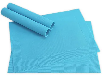 Produktbild von Tischsets BORDA 4er Set Türkis-blau als Tischuntersetzer