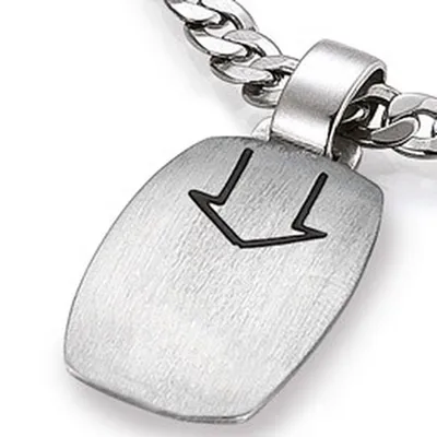 Produktbild von Basic Silber 21.EX422 Herren Anhänger Silber