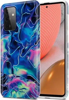 Obrázek produktu pro Cadorabo Ochranné pouzdro pro Samsung Galaxy A72 4G / 5G Blue TPU Pouzdro na mobilní telefon Case Cover