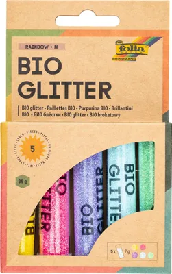 Obrázok produktu pre folia 57812 foliaGlitter Rainbow M Glitzer farbsortiert