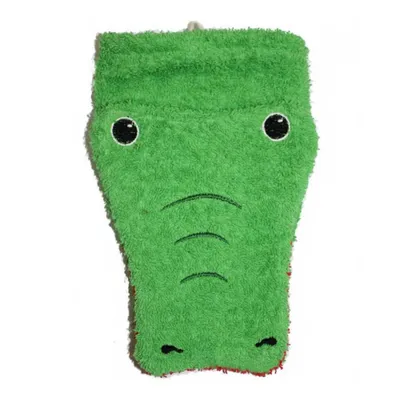 Immagine prodotto di Flanella Fürnis con divertenti motivi animali Large 100% Cotonelogico GOTS 556 Crocodile