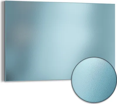 Produktbild von DEQORI Magnettafel Metall 60x40 cm 'Cyan' Whiteboard Pinnwand Magnetboard Büro