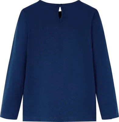 Produktbild von vidaXL Kinder-Langarmshirt Marineblau 116