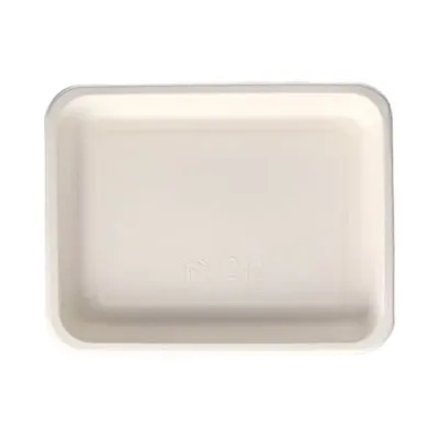 Produktbild von 500 Siegelschalen, Zuckerrohr 900 ml 3 cm x 17,5 cm x 22,5 cm weiss