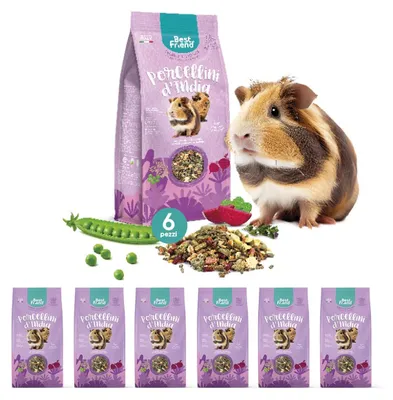 Meerschweinchenfutter mit Erbsen & Rote Bete, 6 x 900 g