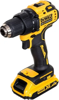 Obrázok produktu pre DeWALT DCD708D2T-QW, Elektrický skrutkovač, Rukoväť, Čierna, Žltá, 1650 ot/min, 450 ot/min, 26 Nm