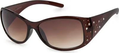 Produktbild von styleBREAKER Damen Sonnenbrille Butterfly mit Strasssteinen | Schmetterlingsform Kunststoffrahmen mit UV400 Gläsern | Verlaufstönung & Glitzerdetails