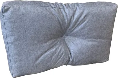 Produktbild von Pillows24 - Palettenkissen wasser- und UV-beständig - Seitenkissen | Polster für Europaletten 120x80 - Palettenmöbel - Outdoor/Indoor, Grau