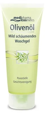 Zdjęcie produktu dla Łagodny pieniący się żel do mycia z oliwą z oliwek, 100 ml żelu