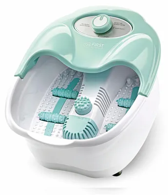 Produktbild von TZS First Austria - Fußsprudelbad 80W - Fußmassagegerät mit 3 Programme & 3 Aufsätze - klappbarer Griff