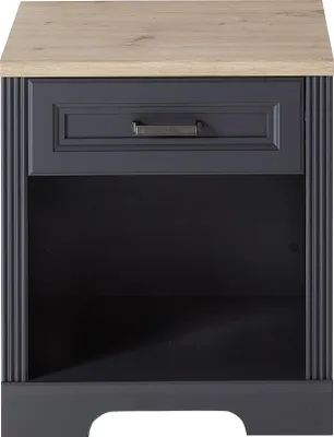 Produktbild von Rollcontainer JASMIN 1 Schubkasten Graphit Artisan Eiche Nachbildung