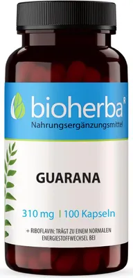 Produktbild von Bioherba Guarana 310 mg 100 Kapseln