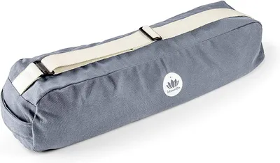 Productafbeelding van Yogatas van biologisch katoen voor yogamatten tot 65 cm breed, met verstelbare schouderband en extra binnenvak