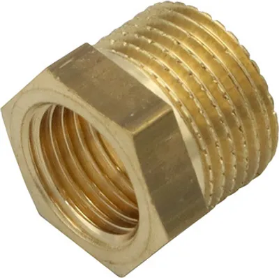 Produktbild von Messing Fitting Reduzierstück 1/4" IG x 3/8" AG Zoll Reduzierung