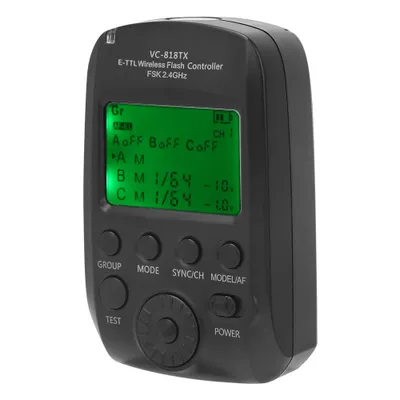Obrázok produktu pre Spúšťač blesku,Bezdrôtový spúšťač blesku,2.4G bezdrôtový spúšťač blesku,Bezdrôtový TTL spúšťač blesku,Spúšťač