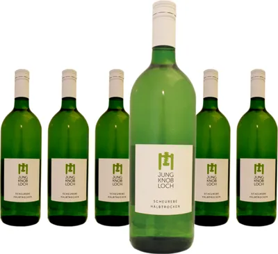 Produktbild von 6 x Jung & Knobloch Scheurebe halbtrocken