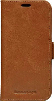 Produktbild von dbramante1928 Copenhagen Slim - Flip-Hülle für Mobiltelefon - genarbtes Leder - Hellbraun - für Apple iPhone 12, 12 Pro