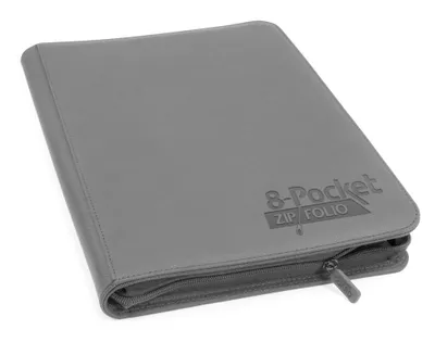 Produktbild von Ultimate Guard Zipfolio XenoSkin 8 Pocket Grau