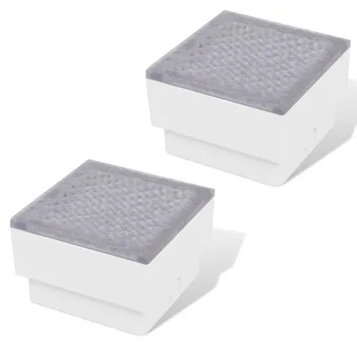 Produktbild von vidaXL 2 x LED Boden-Einbauleuchte 100 x 100 x 68 mm
