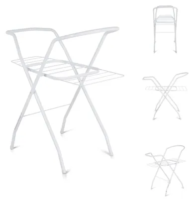 Produktbild von Cangaroo Babybadewannenständer 2 in 1 Aqua Babywäschetrockner Metall klappbar weiß