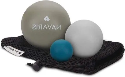 Produktbild von Faszienroller Set für Selbstmassage - 3 Stück für Nacken, Rücken und Beine