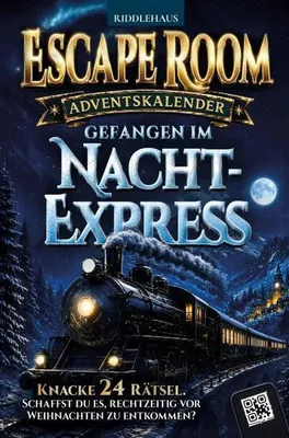 Produktbild von Escape Room Adventskalender: Gefangen im Nachtexpress