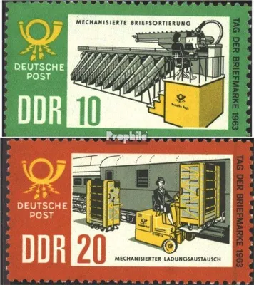 Produktbild von Briefmarken DDR 1963 Mi 998-999 (kompl.Ausgabe) postfrisch Tag der Briefmarke